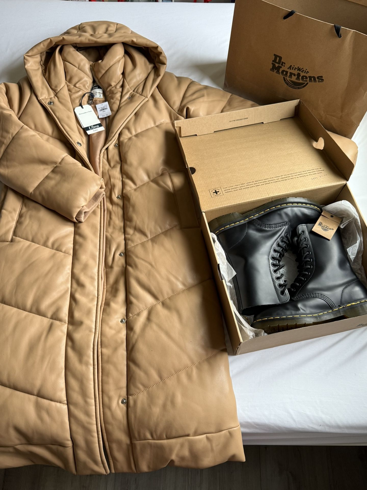 Brand New Winter Jacket & Boots - Great Gift For Her