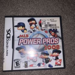 Nintendo DS MLB Power Pros 2008