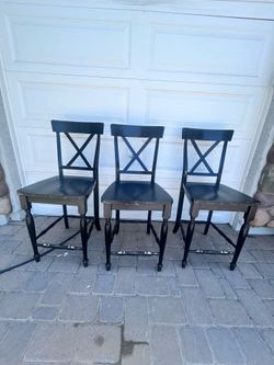 Set of three high chairs - price for all three - can deliver!