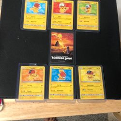 Ash’s Pikachu Set Not Complete Nm 
