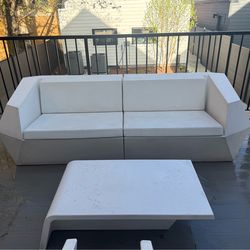 Vondom Faz Collection Modular couch + 2 Chairs + Coffee Table