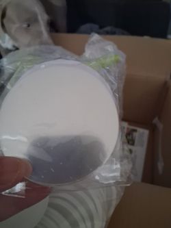 Round White Ceramic or Porcelain Disc button maker and 4K screen stand and bag included
