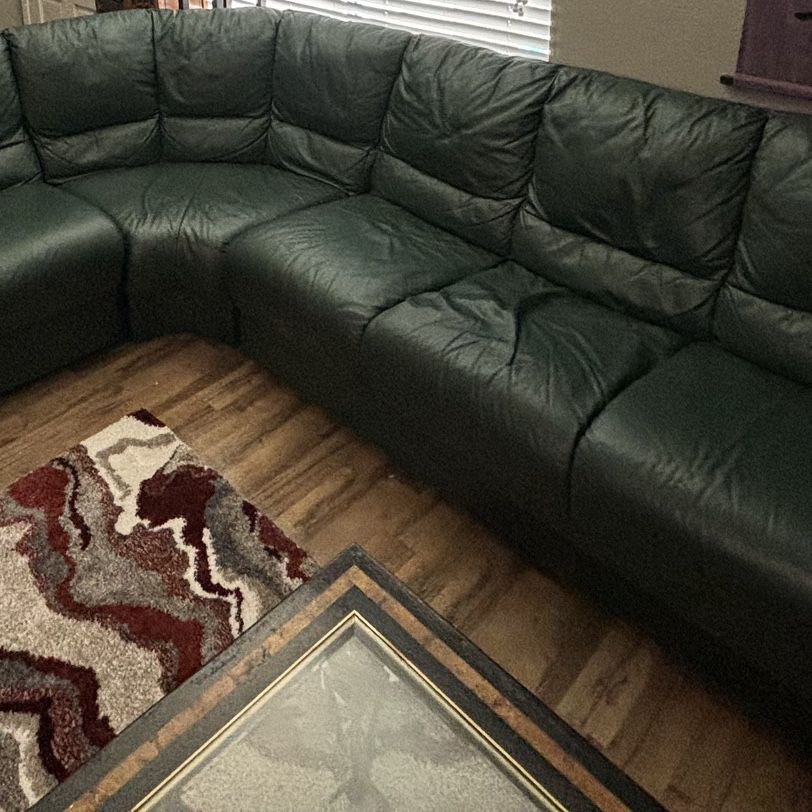 Green Sectional 