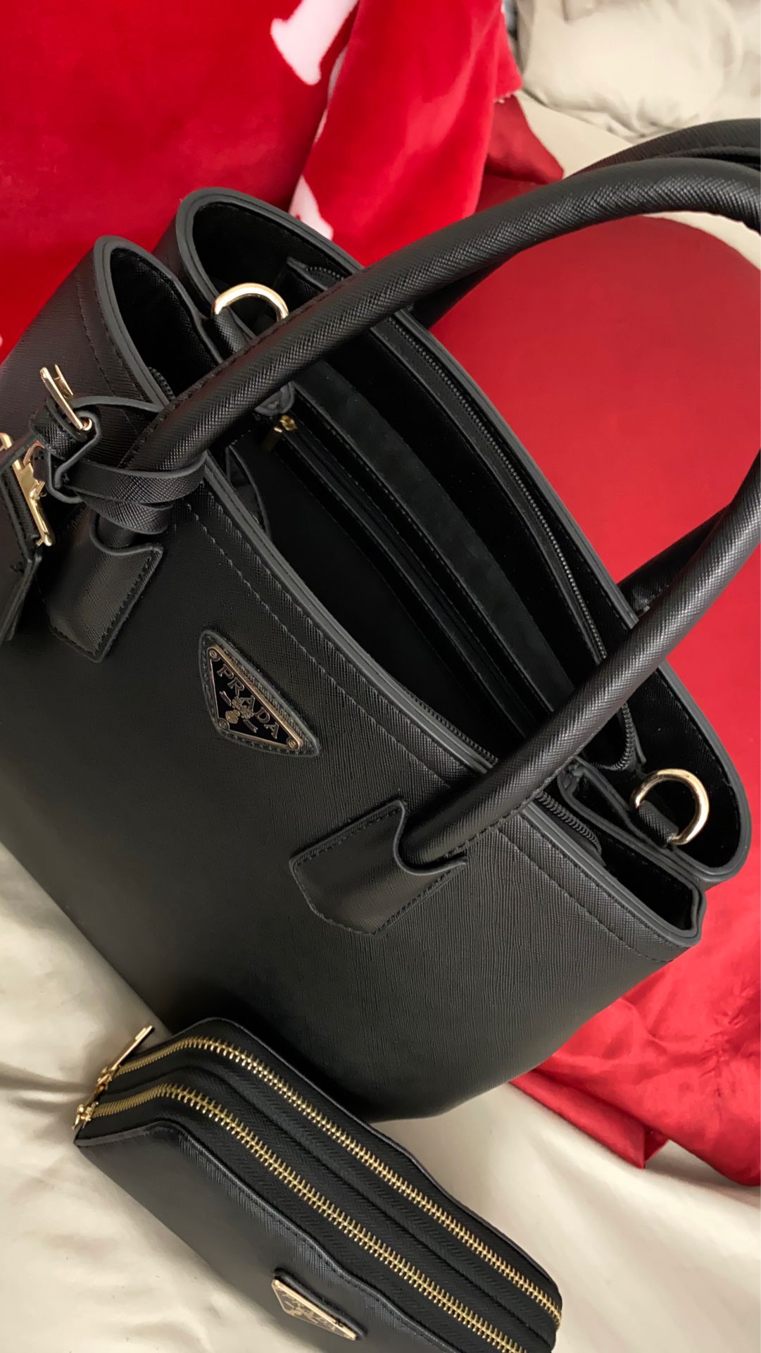 Matching purse and wallet