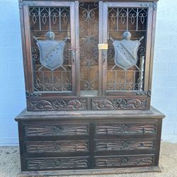 Wooden Hutch 69”wide X 24”deep X 81”tall