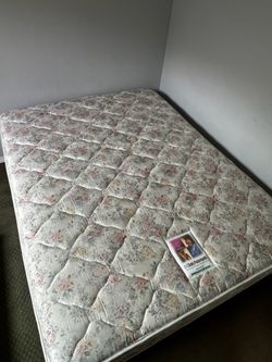 Free mattress, box spring, and frame