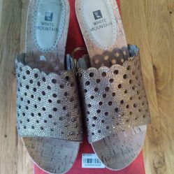 Slip On Wedge Sandals
