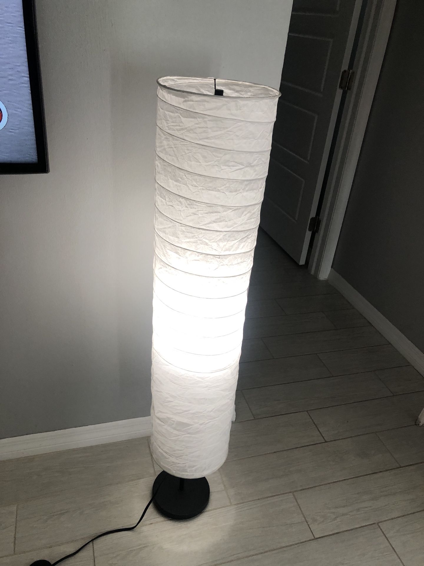 Paper Shade Floor Lamp