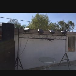Huge sound system for events or parties
