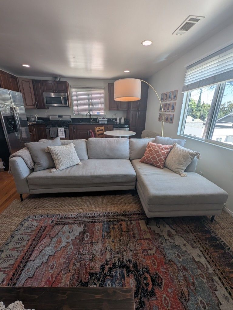 Gray Sectional Sleeper Couch