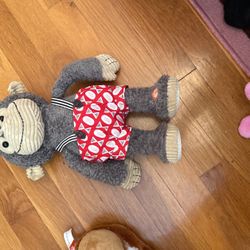 HALLMARK 2019 BANANNA'S FOR YOU STUFFED PLUSH 10" ANIMATED MONKEY.
