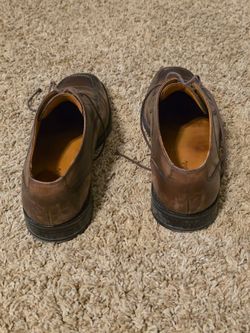 Brown leather Cole Haan bicycle toe derby/oxford dress shoes