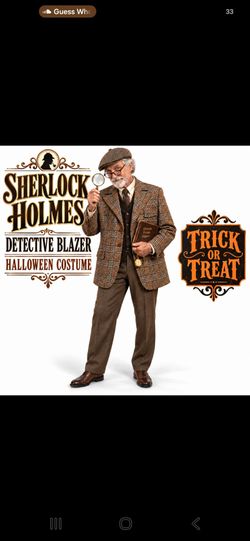 Vintage 70s Frank Hoffer Wool Plaid Blazer Detective Halloween Costume