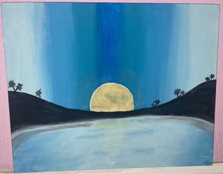 Sunrise Beach Painting