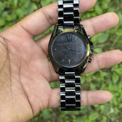 Michael Kors Jet Black Multifunction Watch women’s