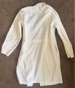 White medical lab coat by Uniform Advantage (UA Scrubs).