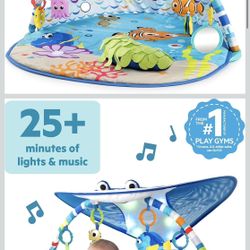 Bright Starts Disney Baby Finding Nemo Mr. Ray Ocean Lights & Music Gym, Ages Newborn +