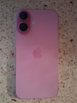 Iphone 16 factory unlock  great condition pink