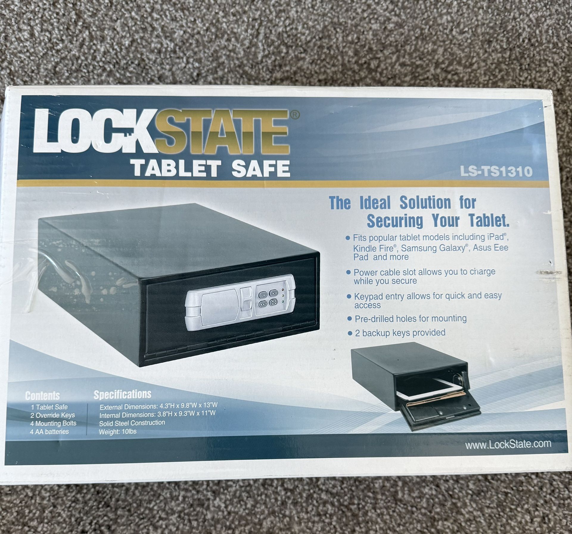Lock State Tablet Safe