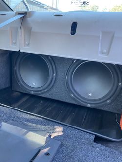 JL Audio w3 12s in a pro box