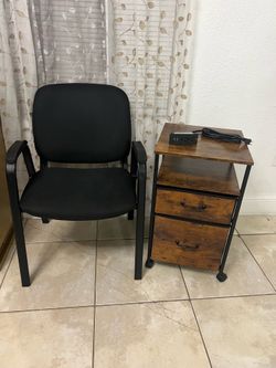 Chair  and table