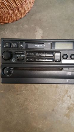 Honda 1998 radio and cd