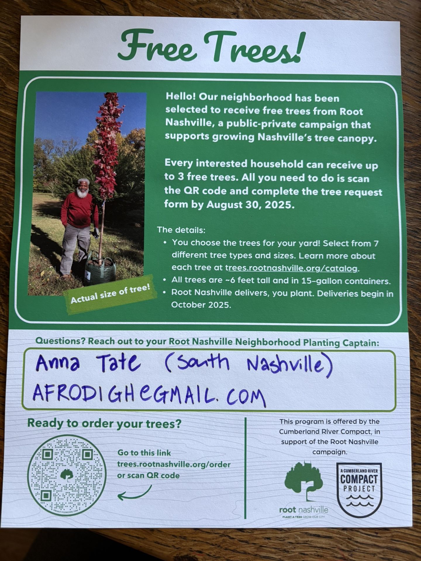 Free trees in Nashville!