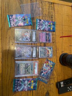 Pokémon Cards CGC Graded Lot with Booster Packs