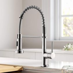 Pull Down Sprayer Kitchen Faucet with 360° Rotation