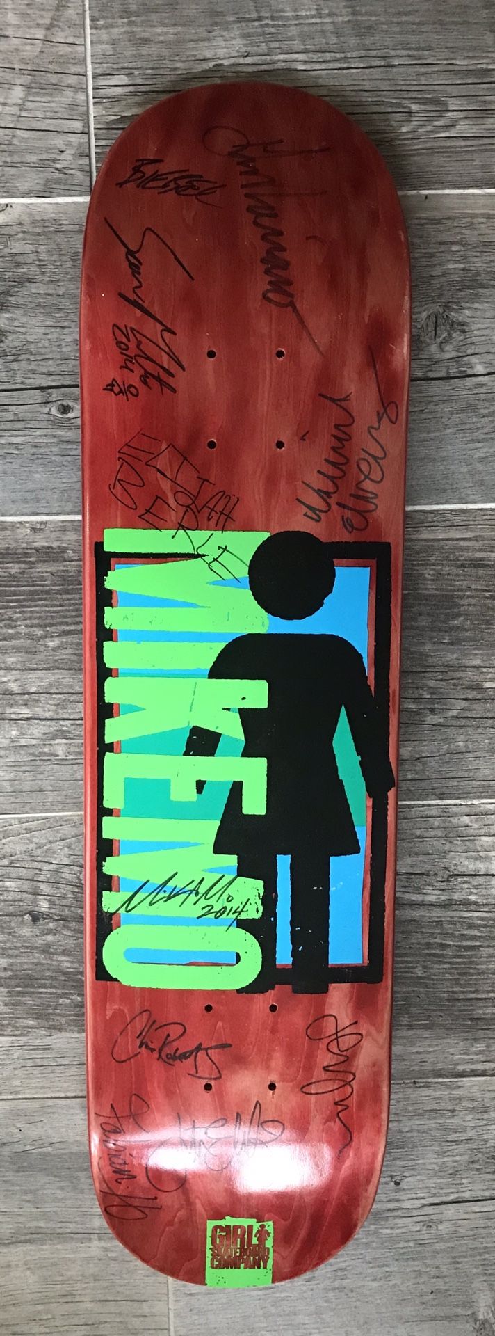 Mike mo and friends autographed skateboard- team Girl/Chocolate skateboard company