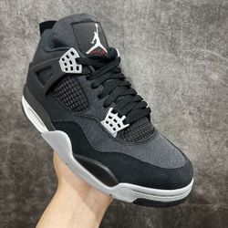 J4 Retro  Black Canvas