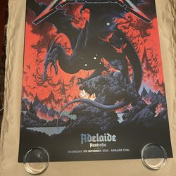 Metallica International Ken Taylor Foil Set Signed and Numbered