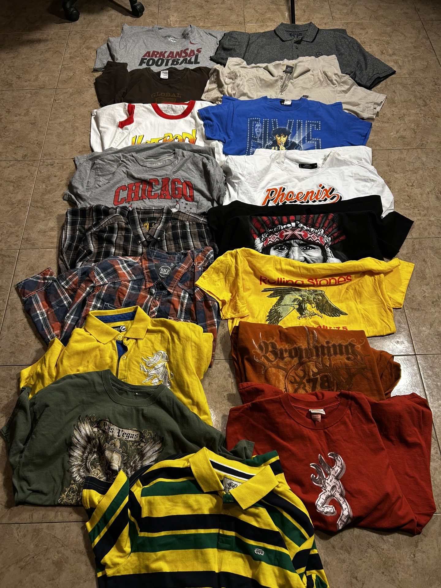 Men’s Clothing Lot Levis Sean John Echo