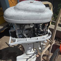 1958 45 Hp Outboard Kiekhaeffer Mercury With Stand No Title. 