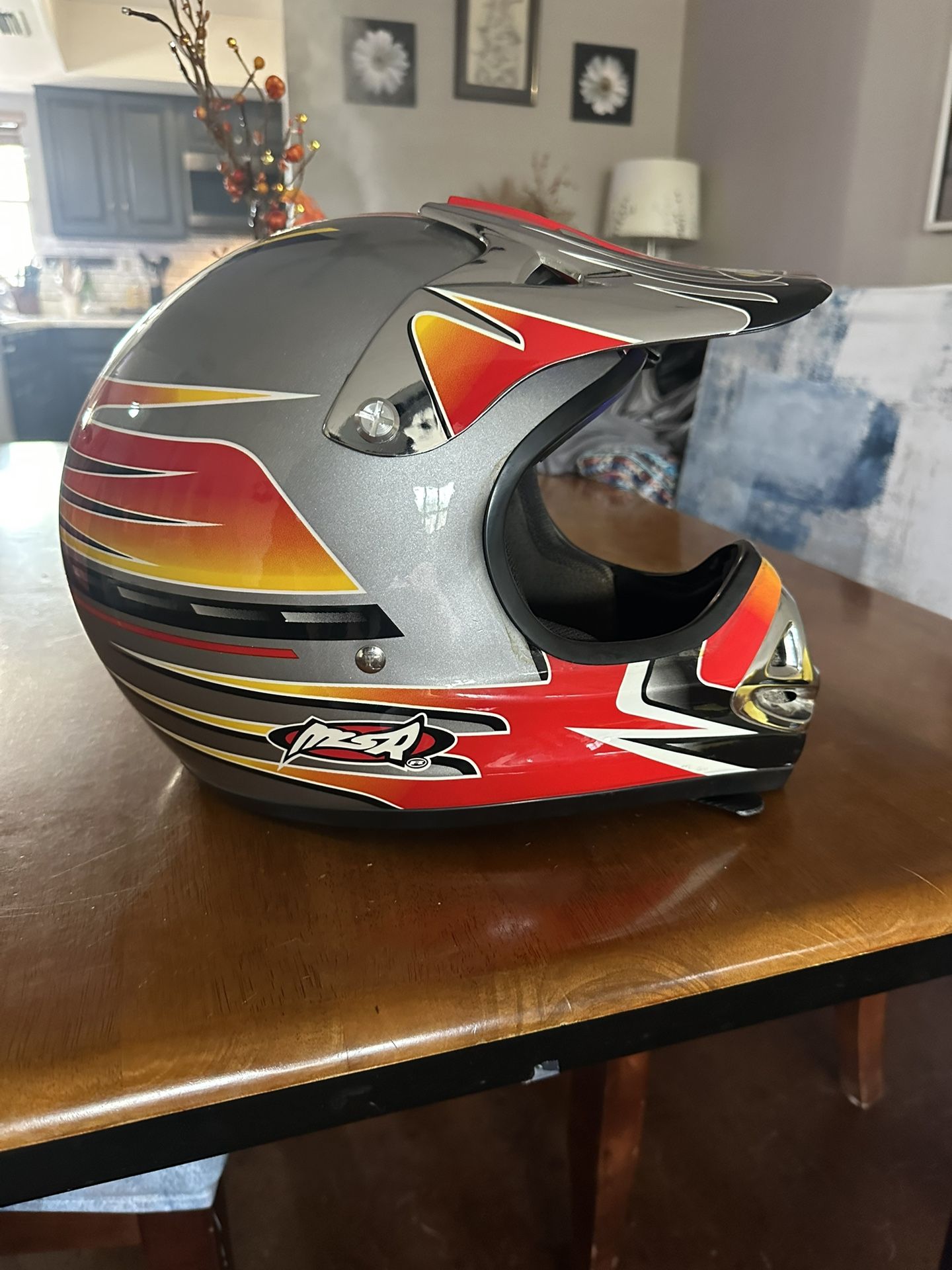 Vintage MSR Travis Pastrana Replica Mx Helmet