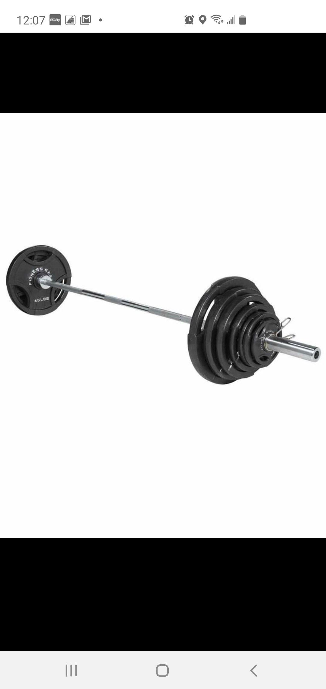 Olympic Weight Set 300lb fitness year