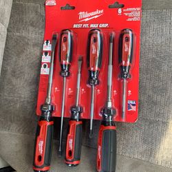 Milwaukee 6pc Screwdriver Set