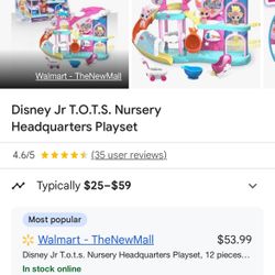 Disney tots Nursery Play Set 