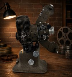 Bell & Howell Filmo Diplomat 16mm Movie Projector Model 173A w/ Case Tested