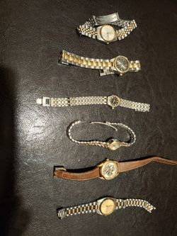 6 Woman's Watches 20 Each Or All For Eighty. 