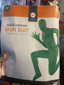 Halloween Costume Green Skin Suit 