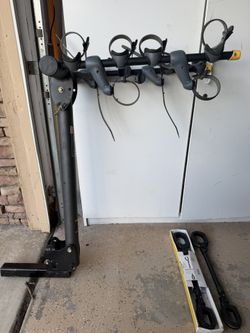 Saris 4-Bike Rack + 2 Bike Beam Adapters – Great Condition