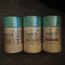 Match Stacks - 3 Brand New (unopened)