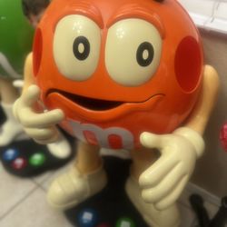 Orange M&M Display