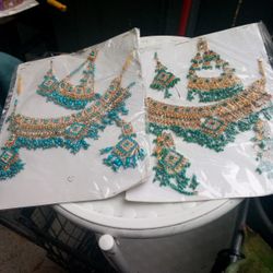 Indian Jewelry Set Including Earrings Locket Everything Is New Each Set For 25