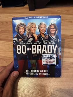 80 for Brady Movie Blu-ray and Digital Code Set New and Sealed with Slipcover