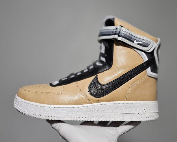 2014 Nike Air Force 1 High Riccardo Tisci Vachetta Tan Italy Designer Size 14 Jordan Dunk Sb Supreme Air Max Yeezy