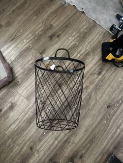 wire laundry basket “loads of fun”