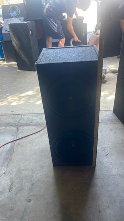 12 inch subwoofers in sealed box as is work good