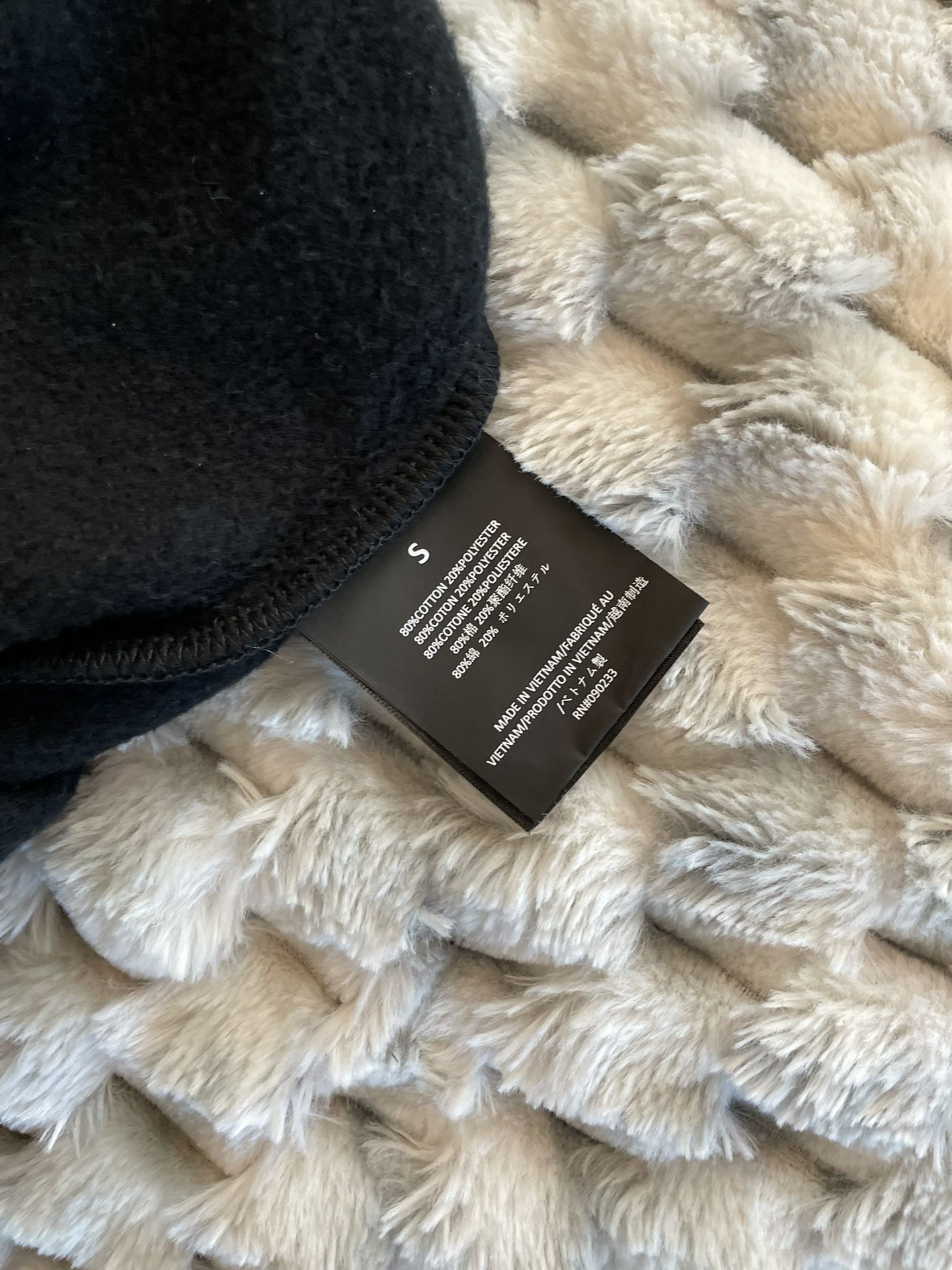 Essentials Fear Of God Classic Vintage Black Hoodie Men’s Small